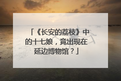 《长安的荔枝》中的十七娘，竟出现在延边博物馆？