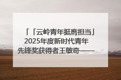 「云岭青年挺膺担当」2025年度新时代青年先锋奖获得者王敏奇——澜沧江上好渔人