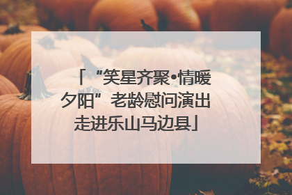 “笑星齐聚•情暖夕阳”老龄慰问演出走进乐山马边县