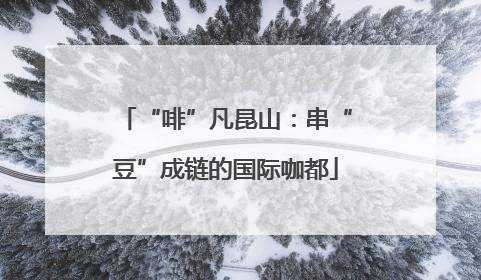 “啡”凡昆山：串“豆”成链的国际咖都