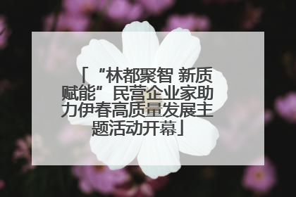 “林都聚智 新质赋能”民营企业家助力伊春高质量发展主题活动开幕
