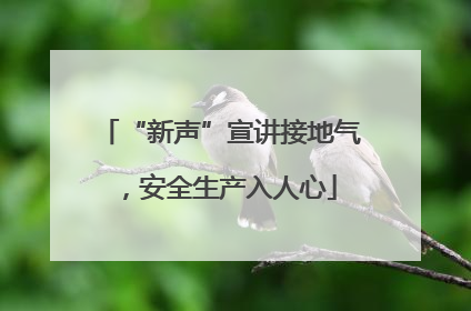 “新声”宣讲接地气，安全生产入人心