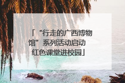 “行走的广西博物馆”系列活动启动 红色课堂进校园