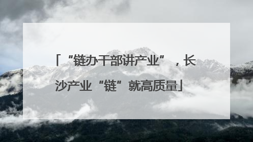 “链办干部讲产业”，长沙产业“链”就高质量