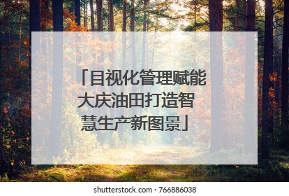 目视化管理赋能 大庆油田打造智慧生产新图景