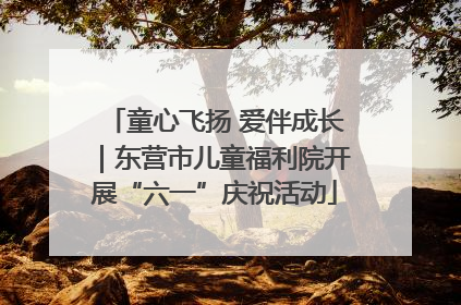 童心飞扬 爱伴成长｜东营市儿童福利院开展“六一”庆祝活动