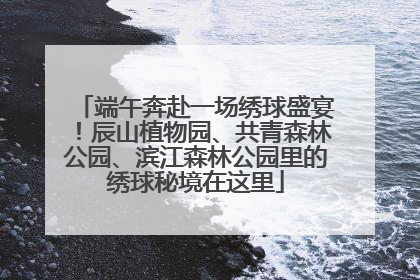 端午奔赴一场绣球盛宴！辰山植物园、共青森林公园、滨江森林公园里的绣球秘境在这里