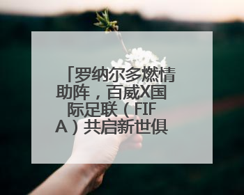 罗纳尔多燃情助阵，百威X国际足联（FIFA）共启新世俱杯元年