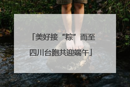 美好接“粽”而至 四川台胞共迎端午