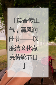 粽香传正气，清风润佳节——以廉洁文化点亮传统节日