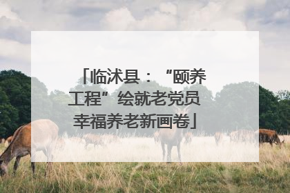 临沭县：“颐养工程”绘就老党员幸福养老新画卷