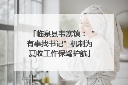 临泉县韦寨镇：“有事找书记”机制为夏收工作保驾护航
