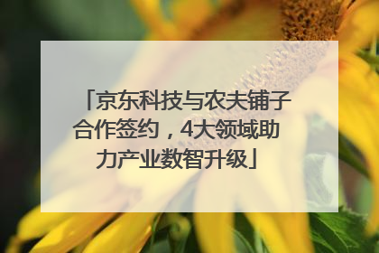 京东科技与农夫铺子合作签约，4大领域助力产业数智升级