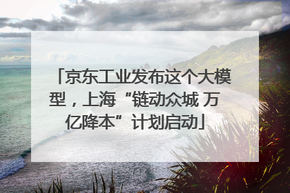 京东工业发布这个大模型，上海“链动众城 万亿降本”计划启动