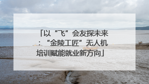 以“飞”会友探未来：“金陵工匠”无人机培训赋能就业新方向