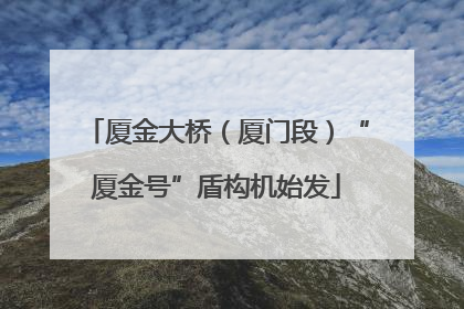 厦金大桥（厦门段）“厦金号”盾构机始发