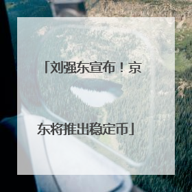 刘强东宣布！京东将推出稳定币