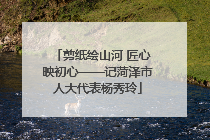 剪纸绘山河 匠心映初心——记菏泽市人大代表杨秀玲