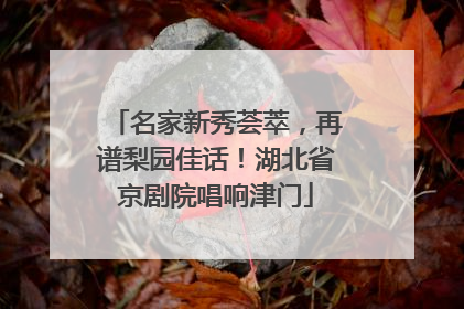 名家新秀荟萃，再谱梨园佳话！湖北省京剧院唱响津门