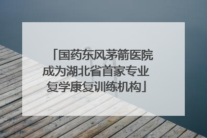 国药东风茅箭医院成为湖北省首家专业复学康复训练机构