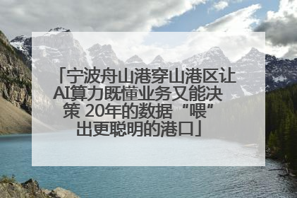 宁波舟山港穿山港区让AI算力既懂业务又能决策 20年的数据“喂”出更聪明的港口