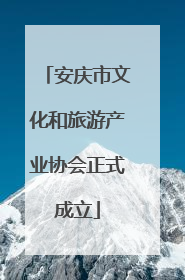 安庆市文化和旅游产业协会正式成立