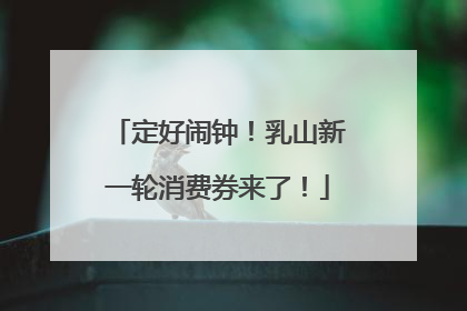 定好闹钟！乳山新一轮消费券来了！