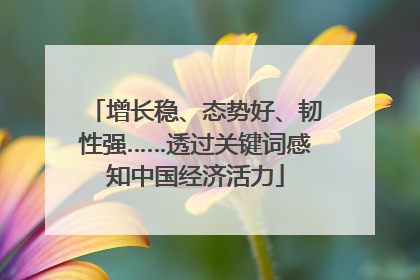 增长稳、态势好、韧性强……透过关键词感知中国经济活力