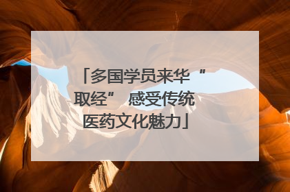 多国学员来华“取经” 感受传统医药文化魅力