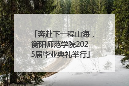 奔赴下一程山海，衡阳师范学院2025届毕业典礼举行