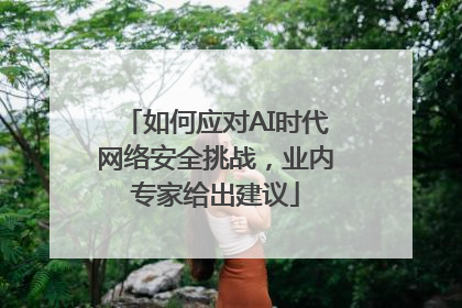 如何应对AI时代网络安全挑战，业内专家给出建议