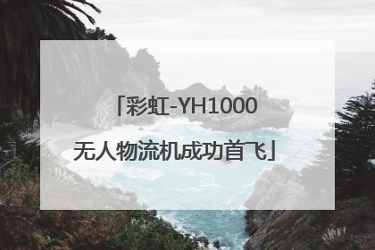彩虹-YH1000无人物流机成功首飞