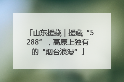 山东援藏｜援藏“5288”，高原上独有的“烟台浪漫”