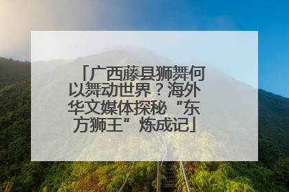 广西藤县狮舞何以舞动世界？海外华文媒体探秘“东方狮王”炼成记