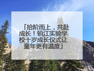 拾阶而上，共赴成长！镇江实验学校十岁成长仪式让童年更有温度