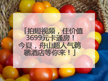 拍短视频，住价值3699元卡通房！今夏，舟山超人气鹈鹕酒店等你来！
