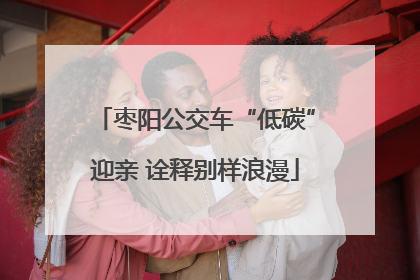 枣阳公交车“低碳”迎亲 诠释别样浪漫
