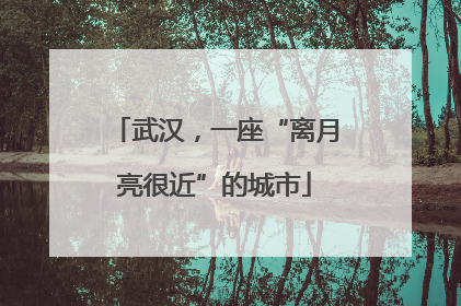 武汉，一座“离月亮很近”的城市
