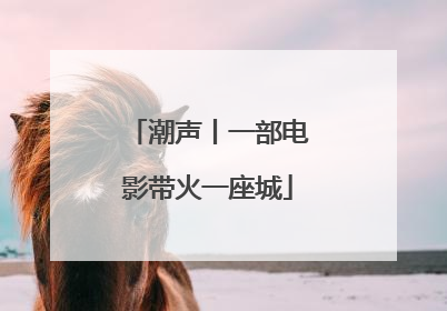 潮声丨一部电影带火一座城
