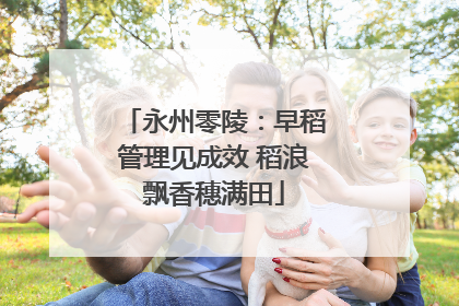 永州零陵：早稻管理见成效 稻浪飘香穗满田
