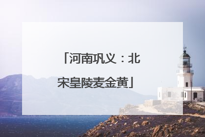 河南巩义：北宋皇陵麦金黄
