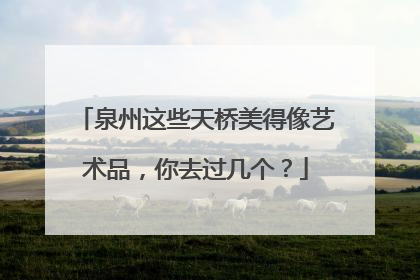 泉州这些天桥美得像艺术品，你去过几个？