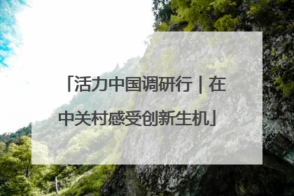活力中国调研行｜在中关村感受创新生机