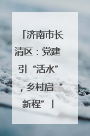 济南市长清区：党建引“活水”，乡村启“新程”