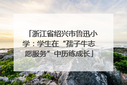 浙江省绍兴市鲁迅小学：学生在“孺子牛志愿服务”中历练成长