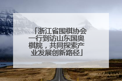 浙江省围棋协会一行到访山东国奥棋院，共同探索产业发展创新路径