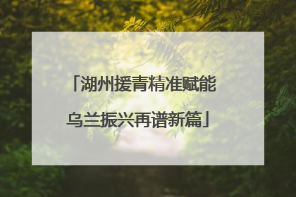 湖州援青精准赋能 乌兰振兴再谱新篇