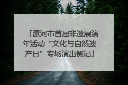 漯河市首届非遗展演年活动“文化与自然遗产日”专场演出侧记