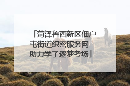 菏泽鲁西新区佃户屯街道织密服务网 助力学子逐梦考场