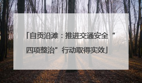 自贡沿滩：推进交通安全“四项整治”行动取得实效